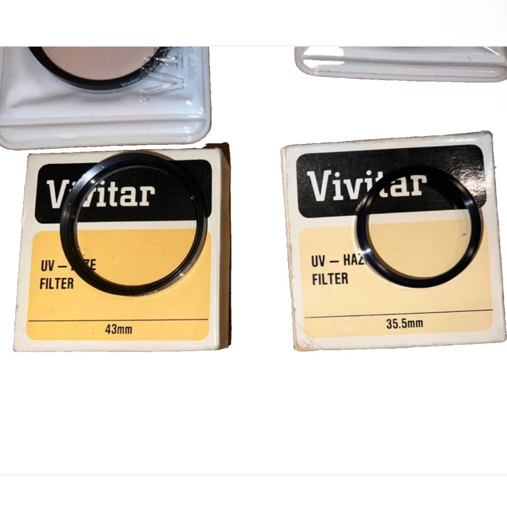 Vivitar Filters Camera Lenses lot of 4